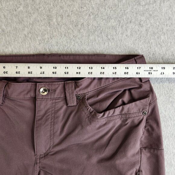 Duluth Pants Womens 14 Purple Softshell Articulated Reflective Hiking Camping - Picture 8 of 13